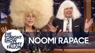 Noomi Rapace and Jimmy Struggle to Keep Serious in Wild Wigs