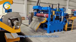 Coil Slitting Line | Steel Slitting Machine #slittingline #slitter