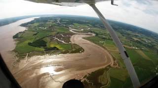 Flight around Minas Basin, Nova Scotia (final)