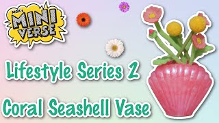 Miniverse Lifestyle Series 2 - Coral Seashell Vase + More Custom Mushrooms!