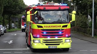 [Überörtliche Hilfe bei Waldbrand!] Einsatzfahrten Feuerwehr Ratingen