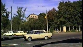 Driving in Moscow, 1994. Post-Soviet Russia | По Москве на Машине.