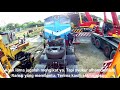 TIE THE LOCOMOTIVE ON THE LOW LOADER BEFORE STARTING THE TRAVEL.