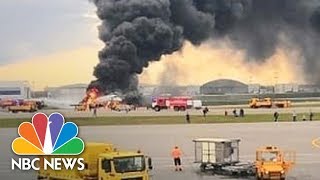 Watch: Emergency Plane Landing In Russia | NBC News