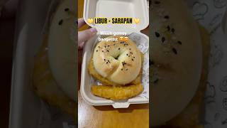 Libur itu ngga diet #sarapan #jajanan #bagel #medan #kulinermedan #shorts #fyp #foodie #holiday