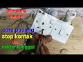 How to install a single socket and switch - home electrical installation ||  for beginners