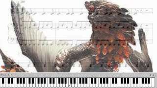 バゼルギウス BGM 【ピアノ楽譜】 飛来せし気高き非道 ピアノアレンジ 【Piano】 Battle / Bazelgeuse Theme 【MHW】 Piano Cover