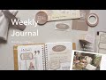 Weekly journal : 36sublo | Journal Pages | Spiral Ring Notebook | 1min. ☕️