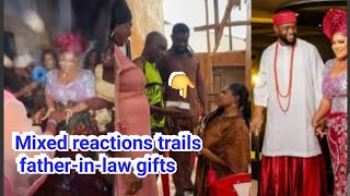 Adorable moment RubyOjiakor was escorted to her husband mansion/ father-in-law gifts