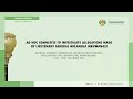 Ad Hoc Committee Investigate Allegations by Lieutenant General Nhlanhla Mkhwanazi, 28 October 2025