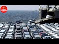 How  Are Thousand of Cars Exported? World's Largest Car Carrier Ship, Cargo Carrier Ship Technology