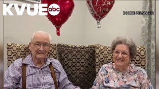 Elderly Texas couple celebrates 72 Valentine's Days together