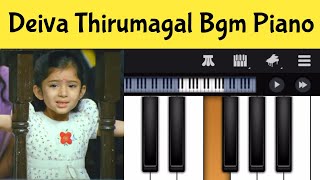 Deiva Thirumagal Bgm Piano Notes | Tamil Songs Piano NOTES