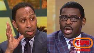Stephen A. & Michael Irvin face off in an EPIC Tony Romo-Cowboys debate | Stephen A.'s Archives