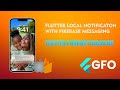 Flutter Local Notification Tutorial: IOS Part 2 :  IOS Local Notifications With Firebase Messaging