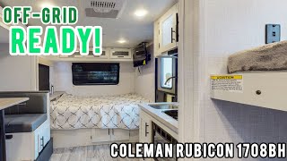 2024 Coleman Rubicon 1708BH | Off-Grid Ready Camper with Bunks!