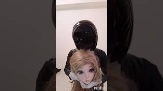 2 kigurumi masks, Alice and black kigurumi mask.