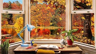 Easy Breezy Fall Study Ambience: calming wind, birds, and chimes for relaxation and focus