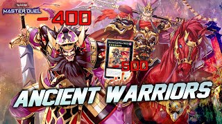 NEW ANCIENT WARRIORS BURN COMBO - Pay The TAX to SUFFER more! [ Master Duel ]