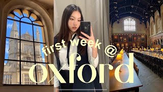 My First Week at Oxford 📚 moving in, charity ball, studying, freshers week