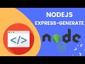 NodeJs Express Generator - Start a new project within seconds...