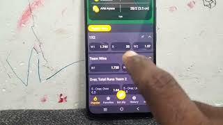 What is the meaning for team wins in 1xbet for cricket betting predictions