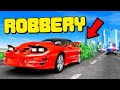 Robbing Banks With A 3000HP Car In GTA 5 RP