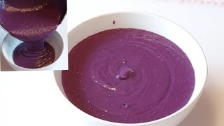 สูตรวิธีทำสังขยามันม่วงที่ง่ายและรวดเร็ว อร่อย | Purple sweet potato custard recipe