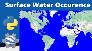 Global Surface Water Occurrence Data with Earth Engine Python API