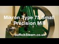 mikron type 75 small precision mill