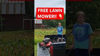 FREE Push Lawn Mower - Will it Run? #free #lawn #mower