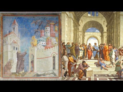 What does a painter need to do to create a linear perspective?