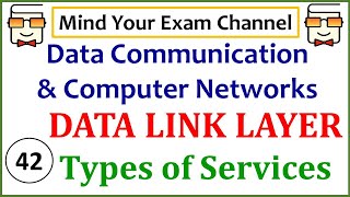 Types of Services by Data Link Layer | Data Communication & Computer Networks Course | Lecture 42