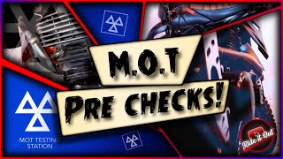 M O T pre checks!