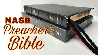 NASB Preacher's Bible Black Goatskin by Zondervan