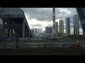 ロシアの車窓【モスクワ第2中央径線】ナバビノ駅 ⇒ ポドリスク駅 右側車窓 【moscow central diameters 2】nakhabino ⇒ podolsk