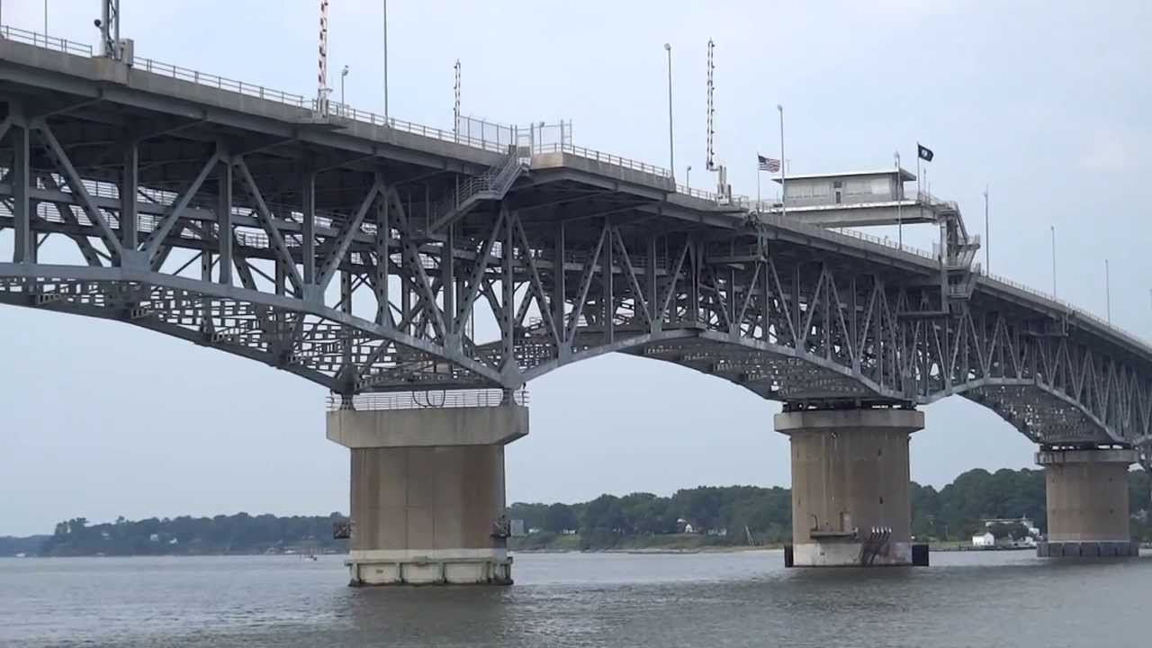 George P. Coleman Bridge In Historic Yorktown Virginia By Jonfromqueens ...