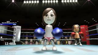 Wii Sports Beat the champ Boxing in 31:42