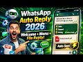 WhatsApp Auto Reply Tutorial 2026 🔥 | Welcome, Menu & Document Reply Setup