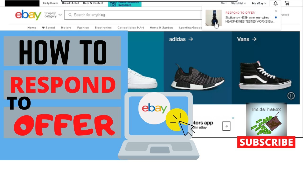 How To Accept A Best Offer On EBay For Beginners (How I Accept, Decline ...