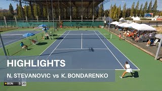 W25 Leiria | Final Highlights | Natalija Stevanovic vs Kateryna Bondarenko | 04.09.2022