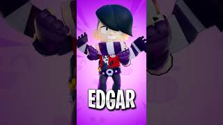 MEJOR HABILIDAD ESTELAR, GADGET Y REFUERZOS DE EDGAR ✅ #brawlstars #shorts