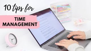How to manage your time as a student | 10 Tips to stop procrastinating & get things done!