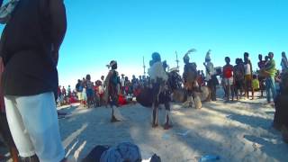 Traditional dance in Mozambique.