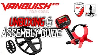 MINELAB VANQUISH UNBOXING \u0026 ASSEMBLY GUIDE