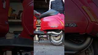 Vespa pk v50 1991 Proma exhaust #tuning #vespa #coldstart