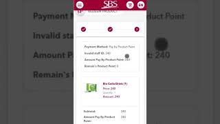 SBS USER GUIDE Redeem Product Point