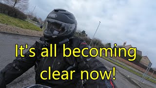 It's all becoming clear now!  ¦ BMW R1200GS  ¦@TheDorsetRider  @CalmBiker @Beans672