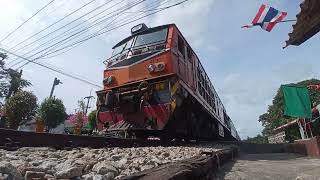 ข.รถท้องถิ่นที่445 ชุมพร-ชท.หาดใหญ่ ทำขบวนเข้าทางหลีกสถานีปากคลอง D.4130 16/2/65