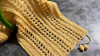 LoOM Knitting the Wheat and Garter Lace Stitch | Loomahat